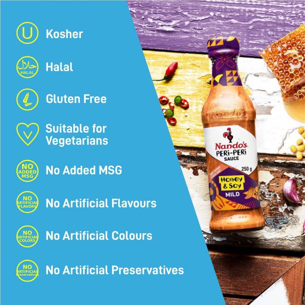 Nando's Honey & Soy PERi-PERi Sauce (250g)