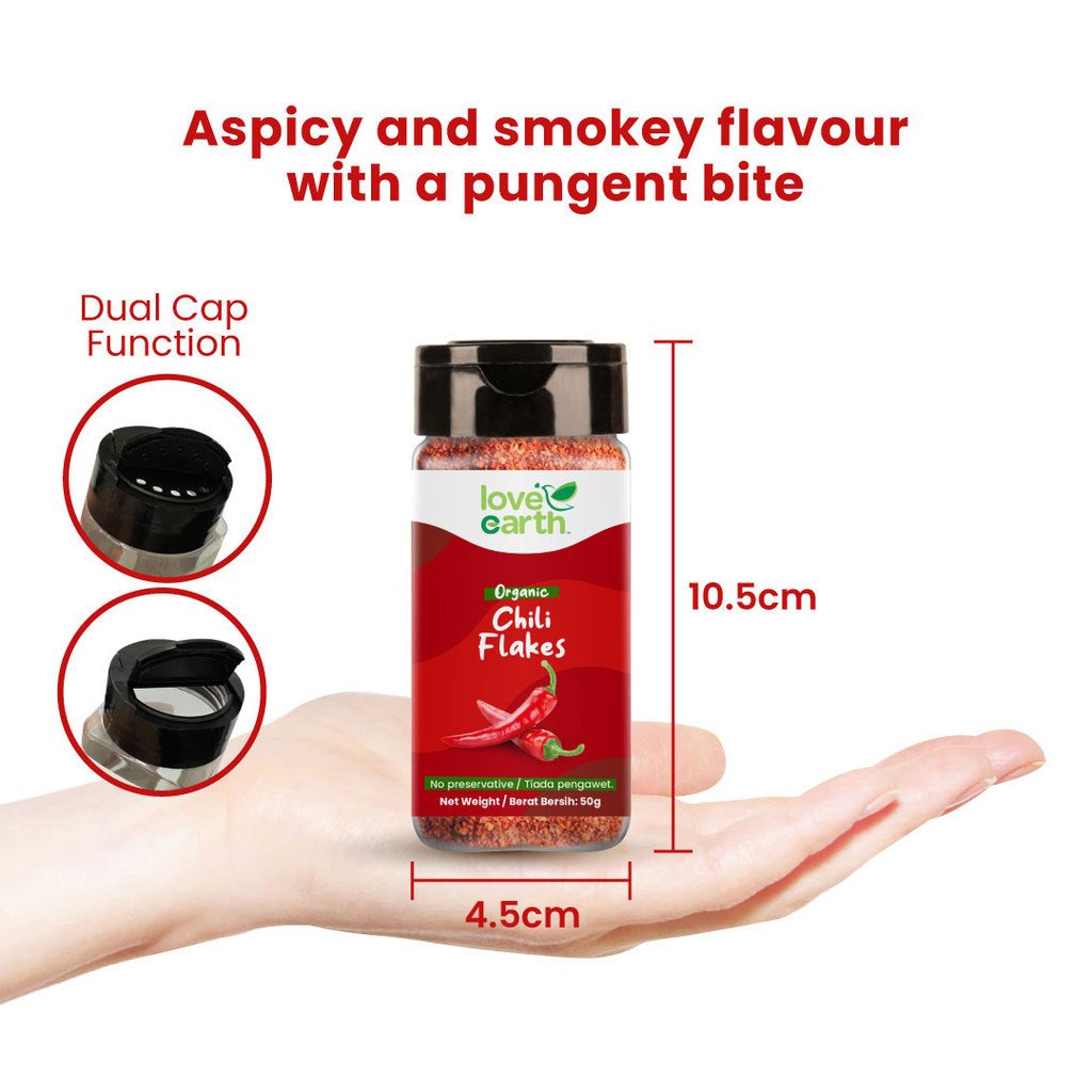 Organic Chili Flakes 50g