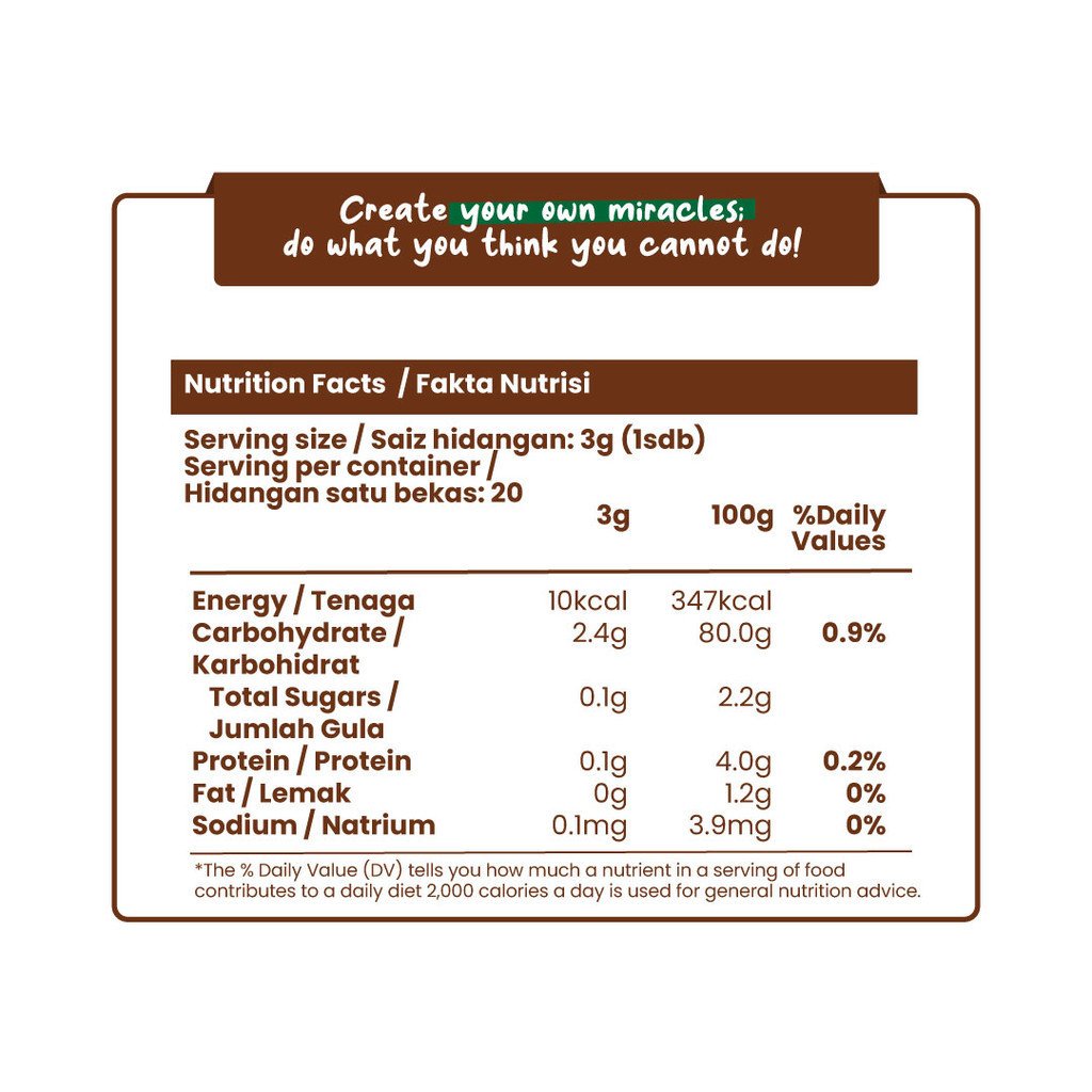 Organic Ceylon Cinnamon Powder 60g