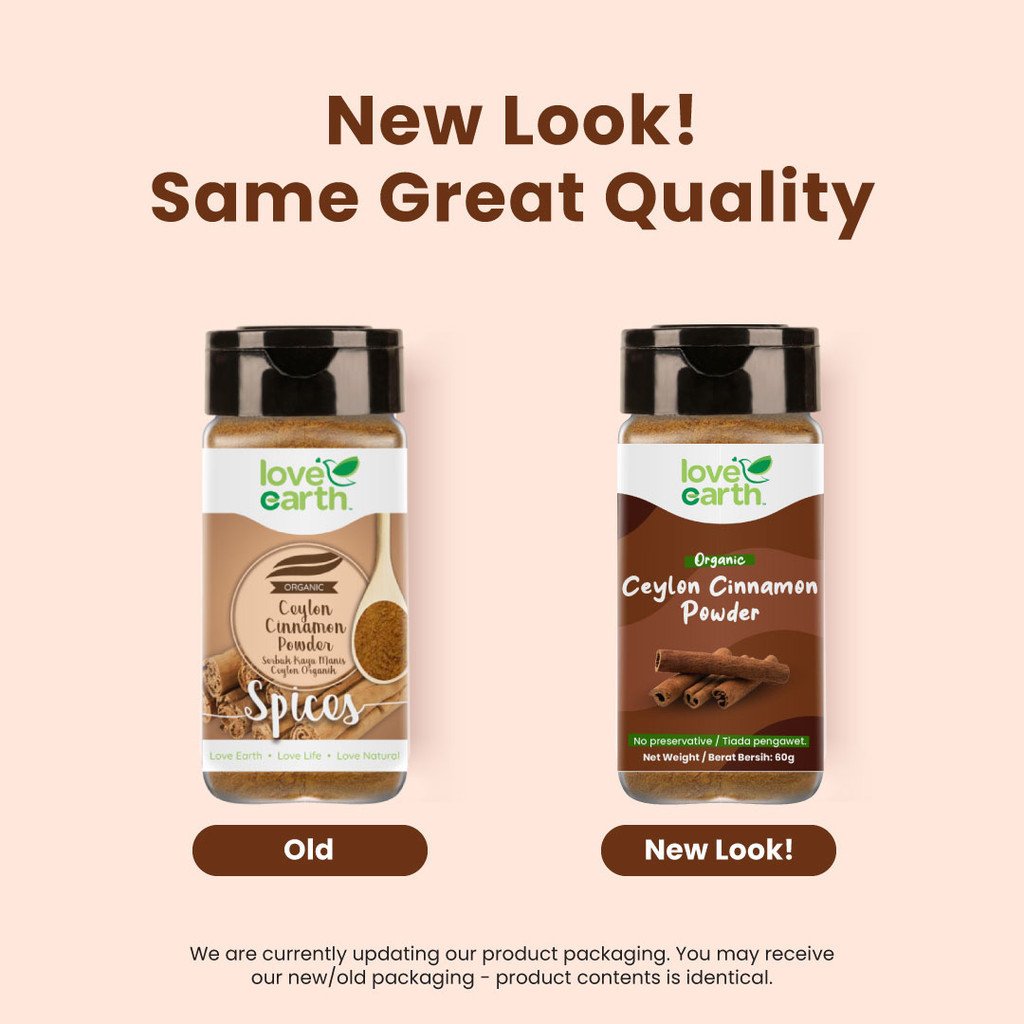 Organic Ceylon Cinnamon Powder 60g