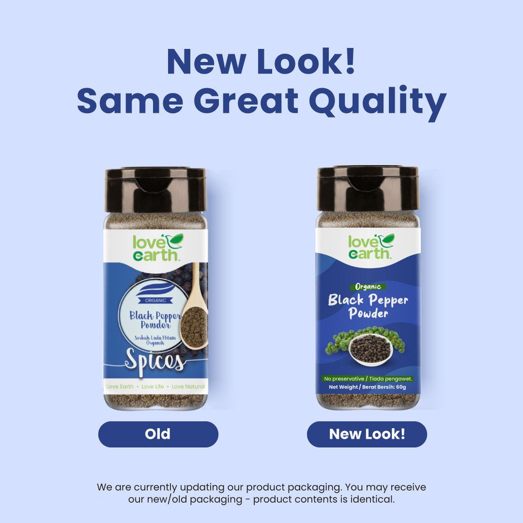 Organic Black Pepper Powder 60g