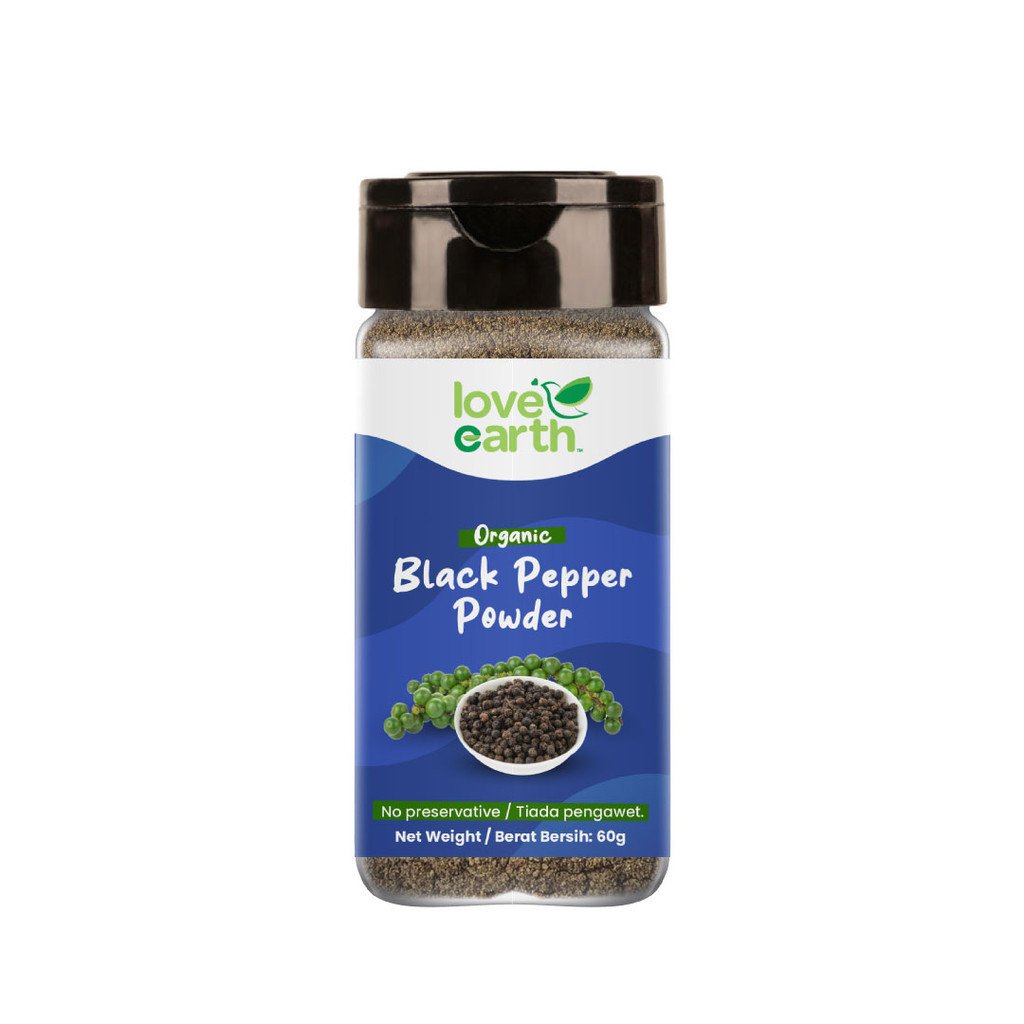 Organic Black Pepper Powder 60g