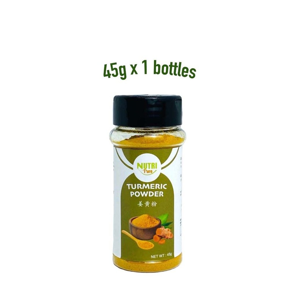 Nutri Pure Turmeric Powder 45g | Serbuk Kunyit (Halal)
