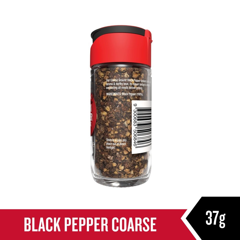 McCormick Herb & Spices - Black Pepper Coarse 37g