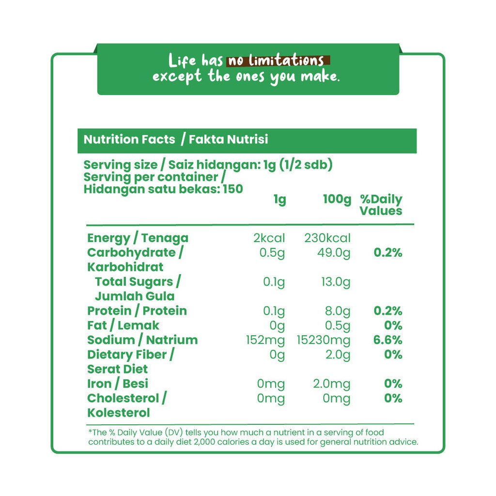 Aloe Vera Seasoning 150g