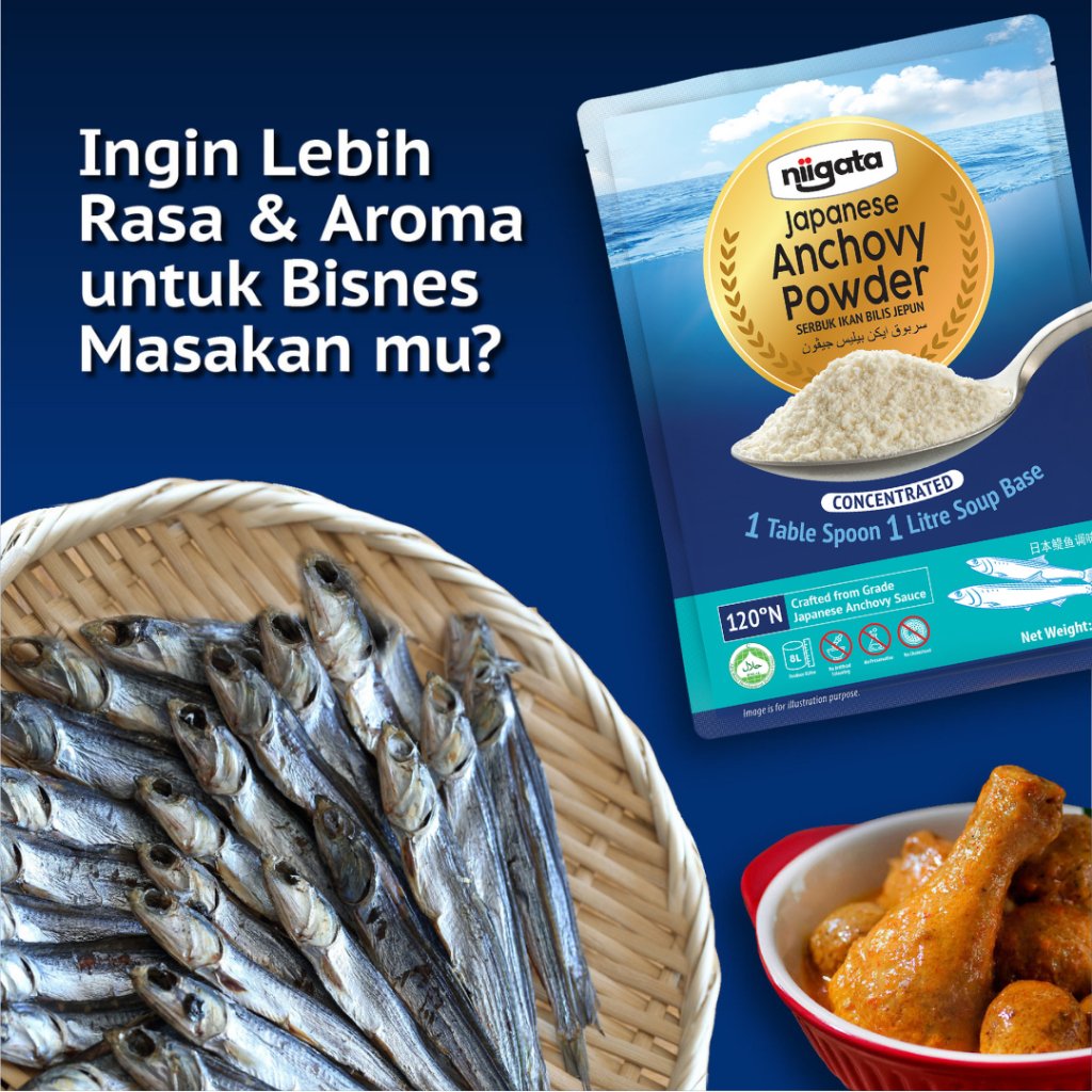 Niigata Serbuk Ikan Bilis - Anchovy Powder