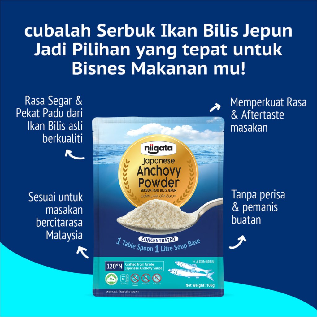 Niigata Serbuk Ikan Bilis - Anchovy Powder