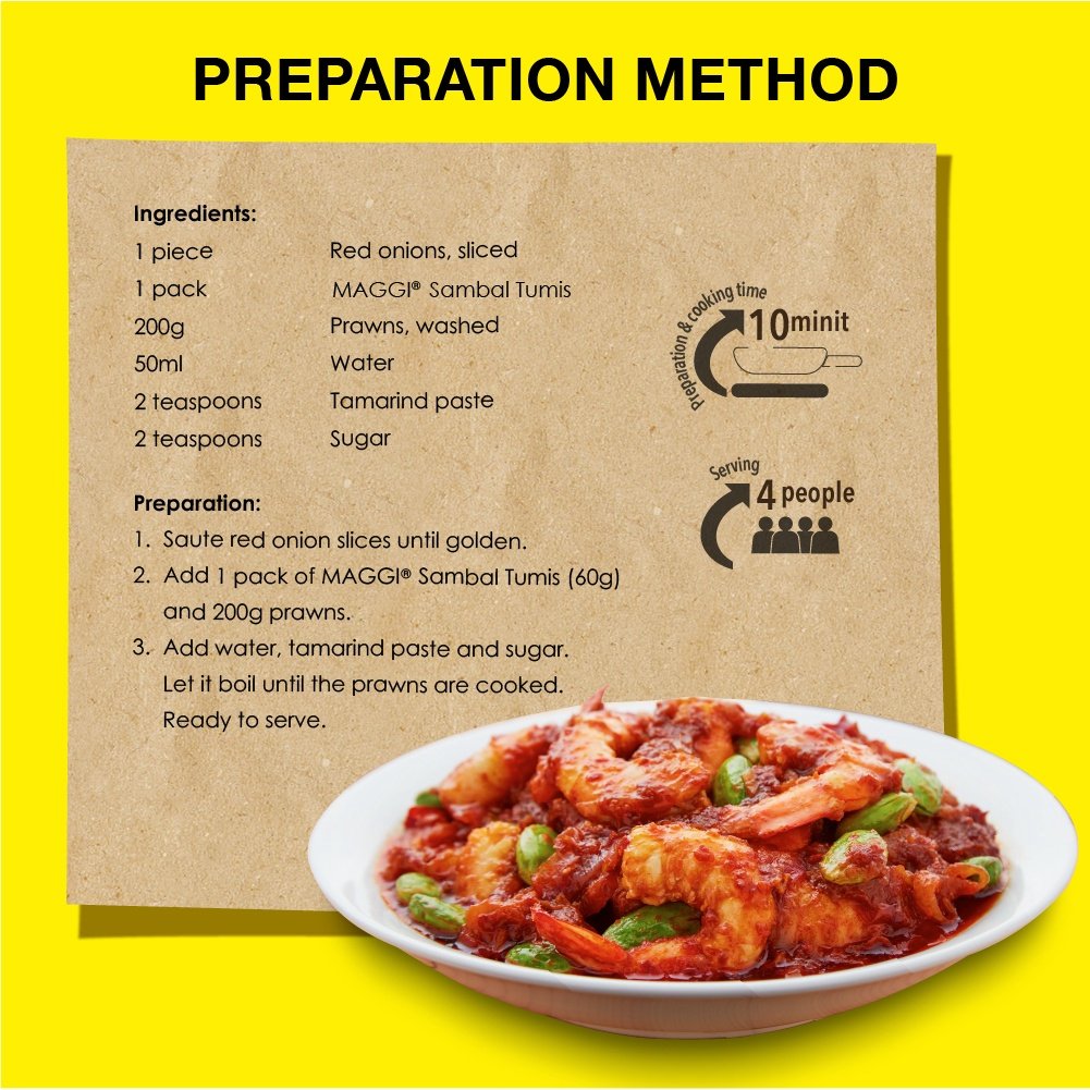 MAGGI Sambal Tumis 10x60g
