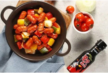 Hot Spicy Liquid Sauce, Korean Famous Fire Chicken Sauce, Large 2kg